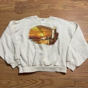 Vintage Lighthouse Sweatshirt Large